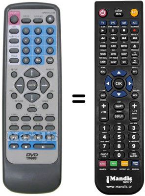 Télécommande équivalente KF-8000K