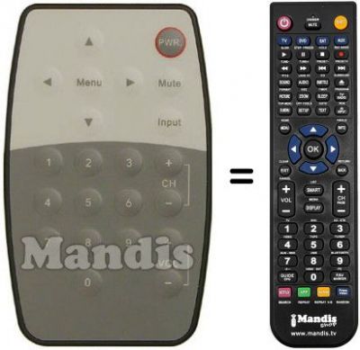 T&eacute;l&eacute;commande &eacute;quivalente KEYMAT KM 1795 T