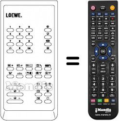 Télécommande équivalente 263-82600