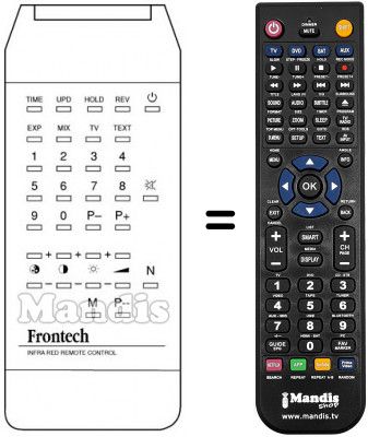 T&eacute;l&eacute;commande &eacute;quivalente Frontech M 2132
