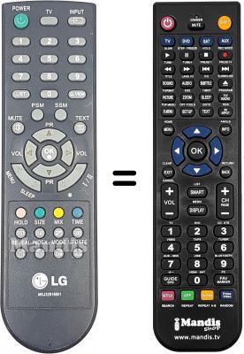 T&eacute;l&eacute;commande &eacute;quivalente Goldstar 17 LS 5R