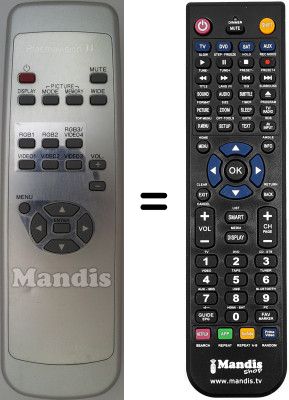 Télécommande équivalente Fujitsu P50 XHA10