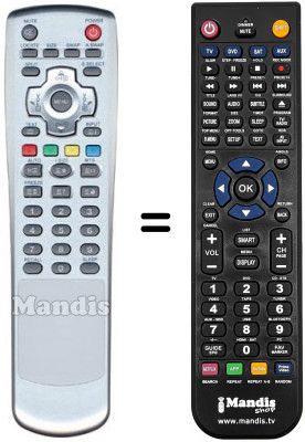 Télécommande équivalente Daewoo PDP 42 NEBL-V7 Télécommande équivalente Daewoo PDP 42 NEBL-V7