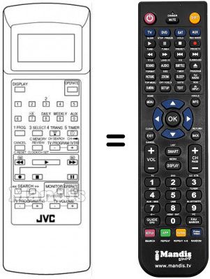 T&eacute;l&eacute;commande &eacute;quivalente PQ 21433 G 3