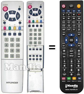 Télécommande équivalente ALL TEL LCD 020 Télécommande équivalente ALL TEL LCD 020