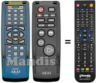 T&eacute;l&eacute;commande &eacute;quivalente RC-Y122F