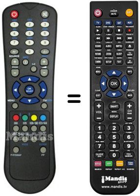 Télécommande équivalente Autovox AX 42TFT 17HDN