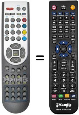 T&eacute;l&eacute;commande &eacute;quivalente RC 1167