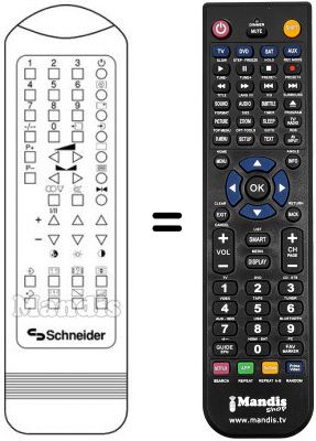 Télécommande équivalente RC 201