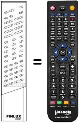 Télécommande équivalente RC 327