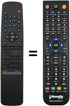 Télécommande équivalente RC 647340