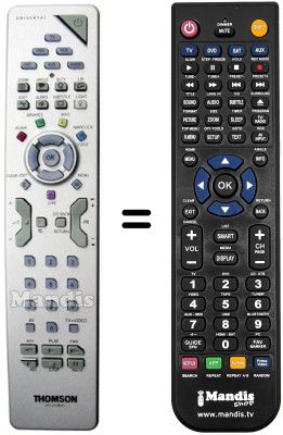 Télécommande équivalente RCT 615 DBLM1