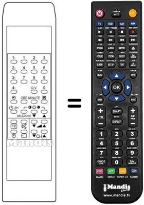 T&eacute;l&eacute;commande &eacute;quivalente RC-144A