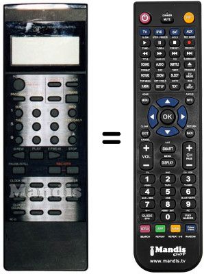 T&eacute;l&eacute;commande &eacute;quivalente Orion VH 2491 HS