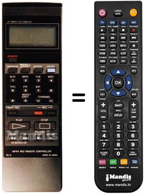 T&eacute;l&eacute;commande &eacute;quivalente 076200E001