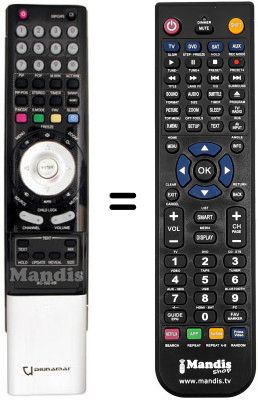 Télécommande équivalente DIUNAMAI ZEUS 42'