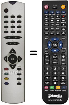 T&eacute;l&eacute;commande &eacute;quivalente Wegavox OSAKA 20' LCD