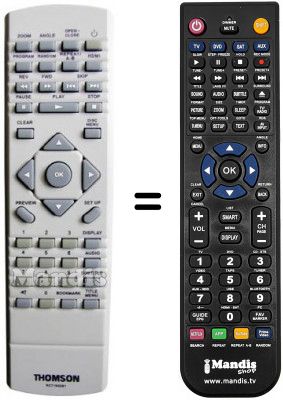 Télécommande équivalente RCT 195 DB1