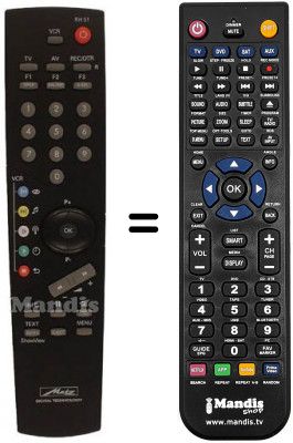 T&eacute;l&eacute;commande &eacute;quivalente Metz VH-22