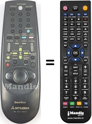 Télécommande équivalente RM 651V-59506 Télécommande équivalente RM 651V-59506