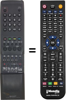 Télécommande équivalente RRMCG 1023 BMSA