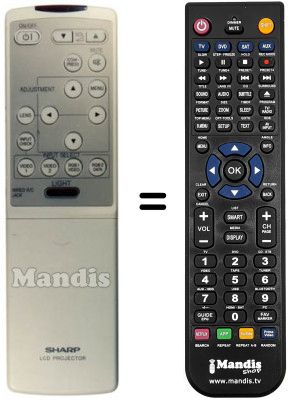 Télécommande équivalente RRMCG 1292 CESA