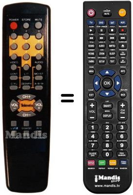 Télécommande équivalente RST-500