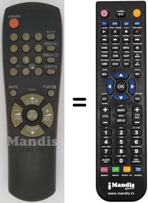 T&eacute;l&eacute;commande &eacute;quivalente 10107 N