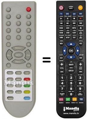 Télécommande équivalente Seitech SE20SKLCD