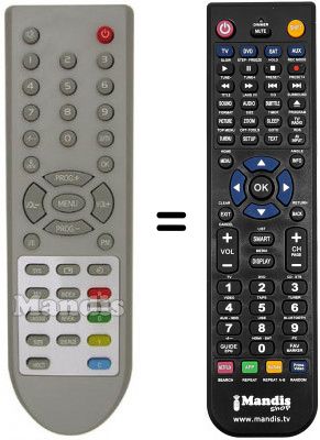 Télécommande équivalente Seitech SL20SKLCD