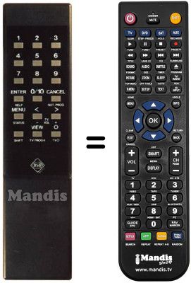 Télécommande équivalente SRB 1 Télécommande équivalente SRB 1