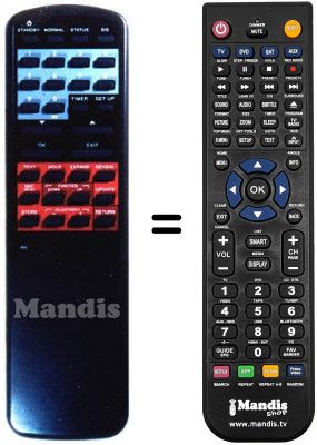 Télécommande équivalente SRD 650