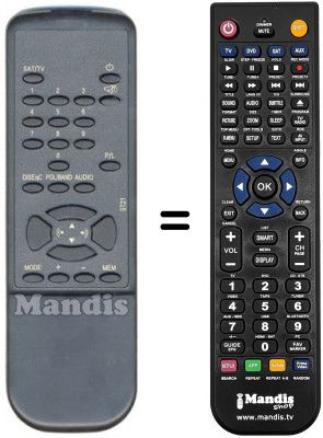 T&eacute;l&eacute;commande &eacute;quivalente ST 21