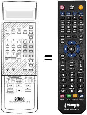 Télécommande équivalente STERN SV 2366