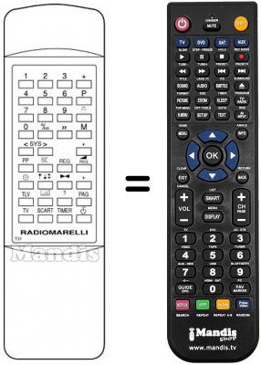 Télécommande équivalente T 31