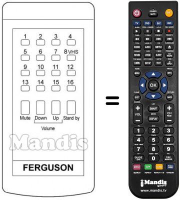Télécommande équivalente T 740 Télécommande équivalente T 740