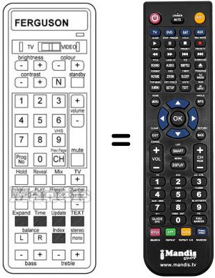 T&eacute;l&eacute;commande &eacute;quivalente T 789