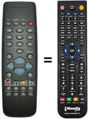 T&eacute;l&eacute;commande &eacute;quivalente Sinudyne 42000