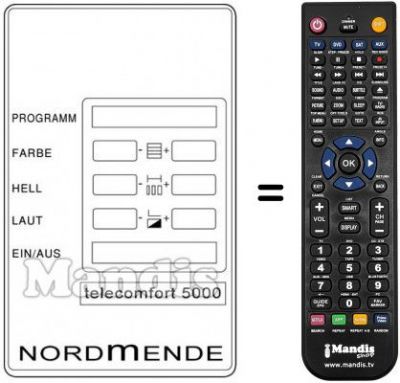 Télécommande équivalente 583.257 Télécommande équivalente 583.257