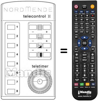 Télécommande équivalente 583.236 Télécommande équivalente 583.236