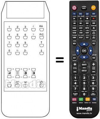 T&eacute;l&eacute;commande &eacute;quivalente Imperial TRINIDAD 99 CHANNELS 22