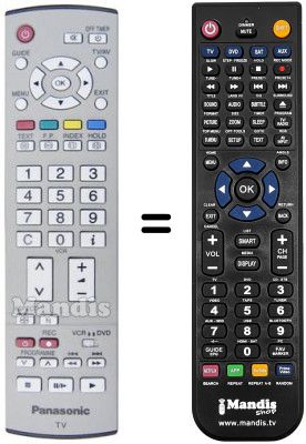 Télécommande équivalente National TX-29PN1 D