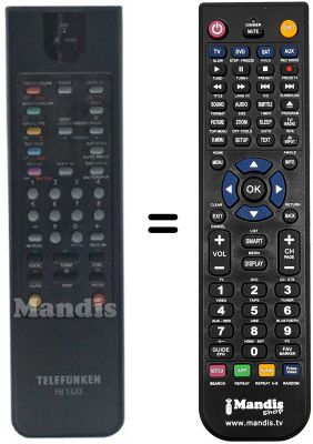 T&eacute;l&eacute;commande &eacute;quivalente FB 1320