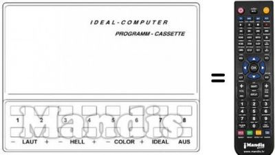 Télécommande équivalente UFB 7