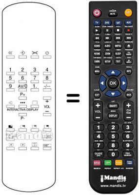 T&eacute;l&eacute;commande &eacute;quivalente UT 1