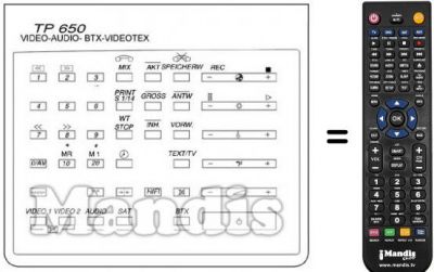T&eacute;l&eacute;commande &eacute;quivalente UNIVERSUM 7260649