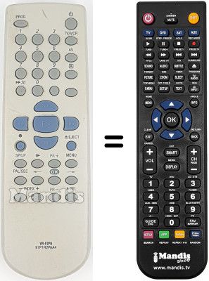 Télécommande équivalente VRF 2 PA