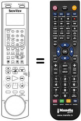 T&eacute;l&eacute;commande &eacute;quivalente VT-RM 364 E