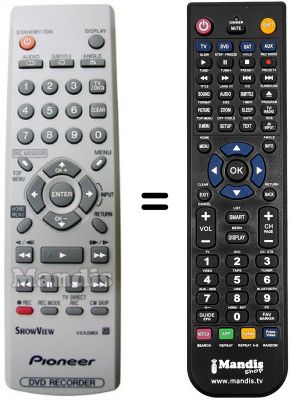 T&eacute;l&eacute;commande &eacute;quivalente VXX 2983