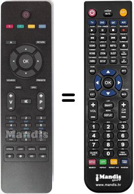 Télécommande équivalente Proline LD 2263 D2